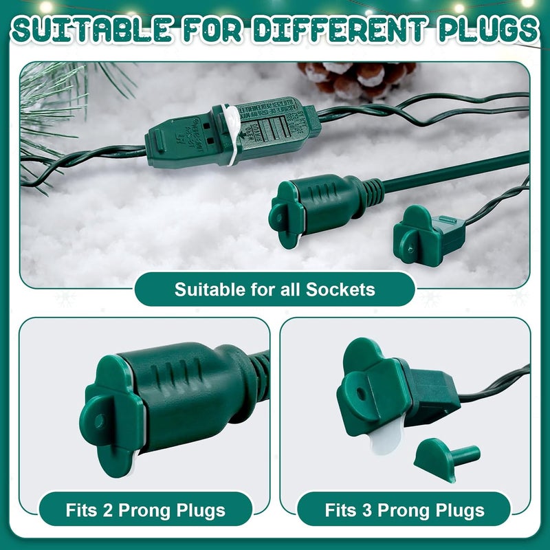 TTQ Set of 10 Weatherproof Gaskets and Plug Protector Covers,Outdoor/Indoor Extension Cord Outlet Gasket and Plugs Covers,Waterproof Outdoor Plug Protector for Electrical Outlets,Stop Gfcis from Tripping - Image 3